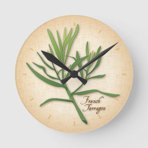 Horloge Ronde Herb Clock