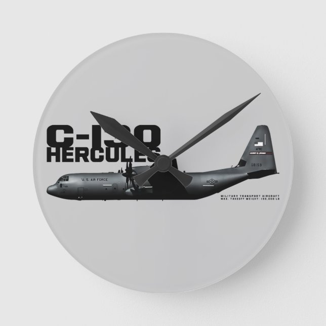 Horloge Ronde Hercules C-130 (Recto)