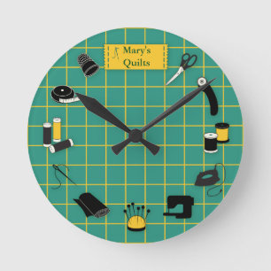 Horloge Ronde Heure de la surface composée Customiser le Étiquet