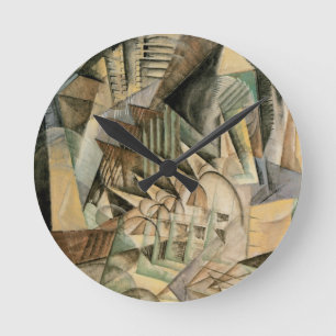 Horloge Ronde Heure de pointe, New York par Max Weber, Cubisme V