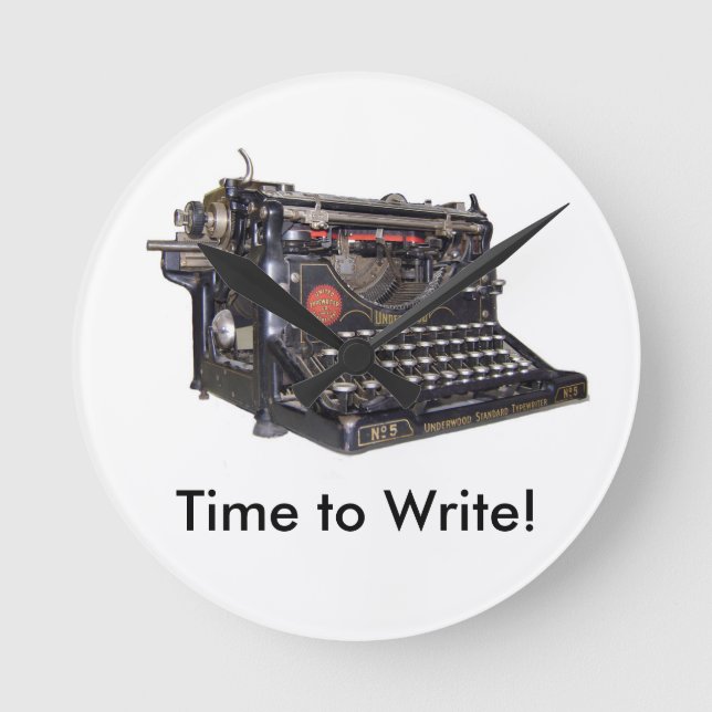 Horloge Ronde Heure d'écriture (Recto)