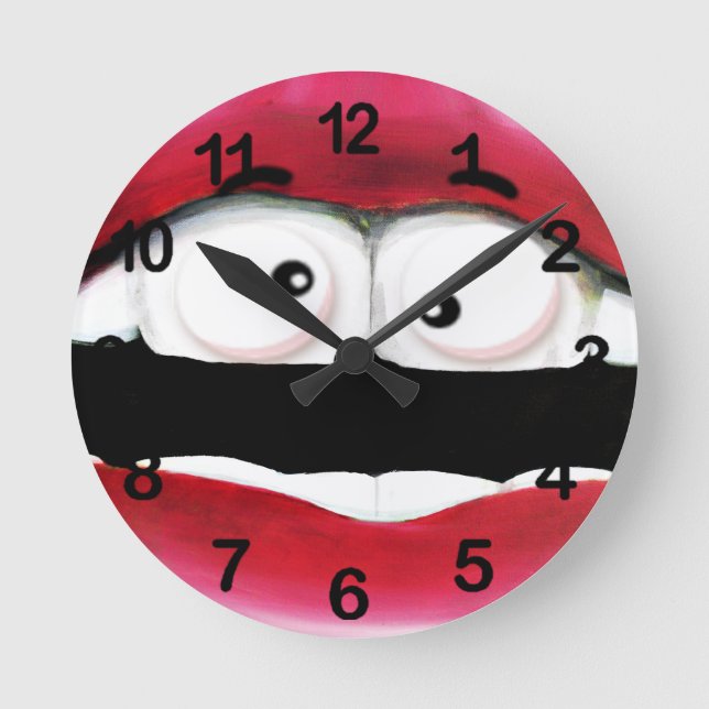 Horloge Ronde Heure d'heureuse !_ (Recto)