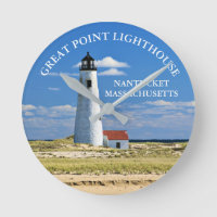 Heure MA du phare de Great Point Nantucket