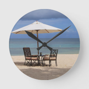 Horloge Ronde Heureux dehors