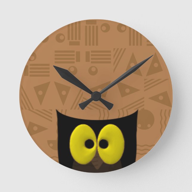 Horloge Ronde Hibou Sud-Ouest (Recto)
