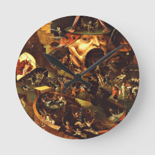 Horloge Ronde Hieronymus Bosch Christ dans Limbo