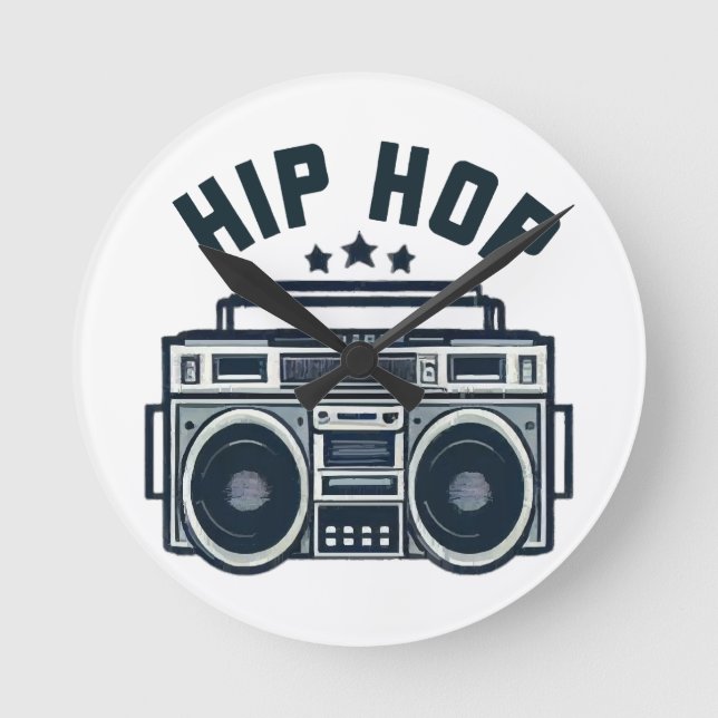 Horloge Ronde Hip hop (Recto)