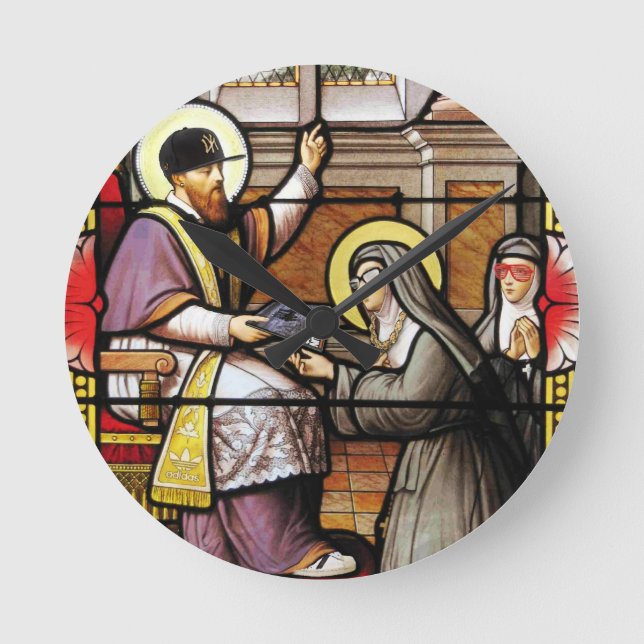 Horloge Ronde hip-hop biblique (Recto)