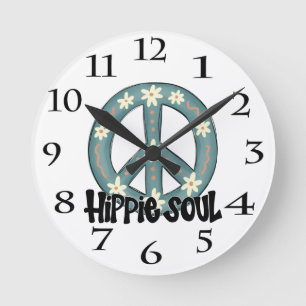 Horloge Ronde Hippie Hippie Soul