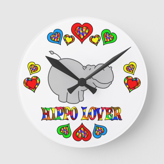 Horloge Ronde Hippo Lover (Recto)