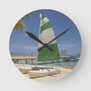 Horloge Ronde Hobie Cat, Plantation Island