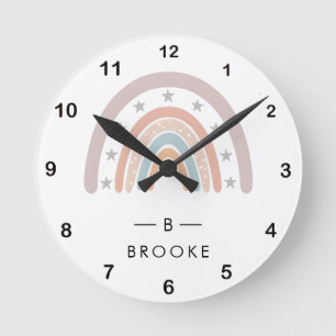 Horloge Ronde Hobo arc-en-ciel