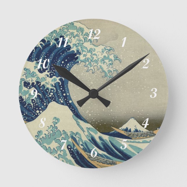 Horloge Ronde Hokusai's (Recto)