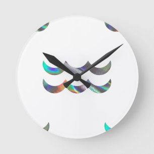 Horloge Ronde hologramme Aquarius
