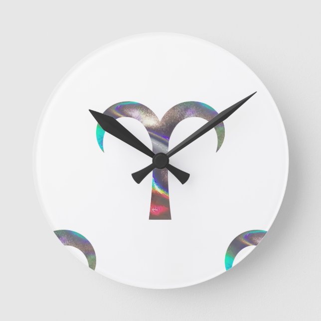 Horloge Ronde hologramme Aries (Recto)