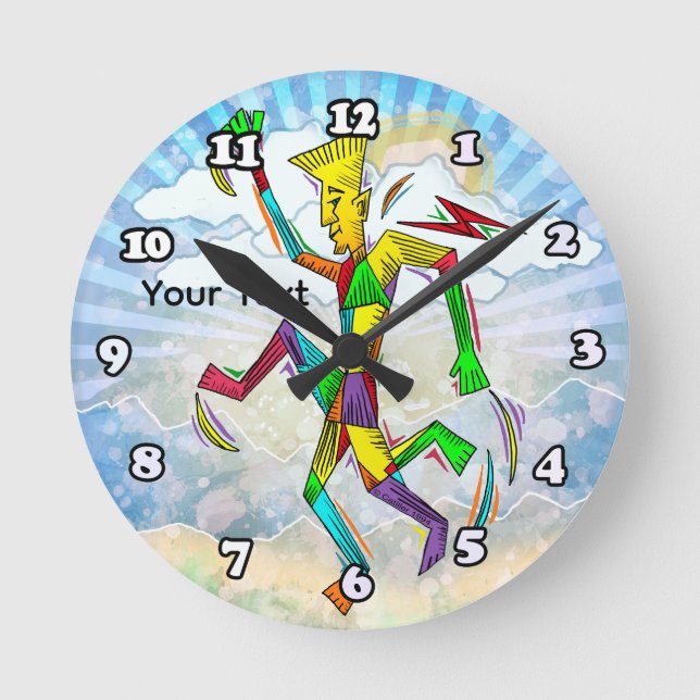 Horloge Ronde Homme en course (Recto)