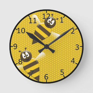 Horloge Ronde Honeybee