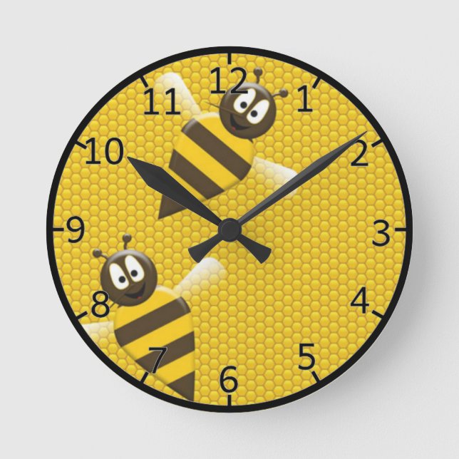Horloge Ronde Honeybee (Recto)