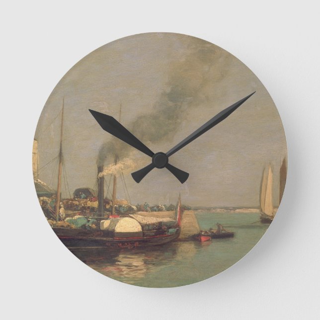 Horloge Ronde Honfleur. La Jetee, 1854-57 (Recto)