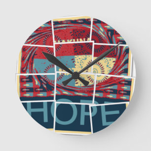 Horloge Ronde Hope Hakuna Matata