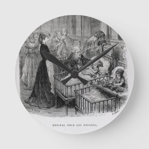 Horloge Ronde Hôpital pour enfants, de "Londres : un pèlerinage"