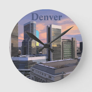Horloge Ronde Horizon de Denver