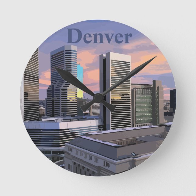 Horloge Ronde Horizon de Denver (Recto)