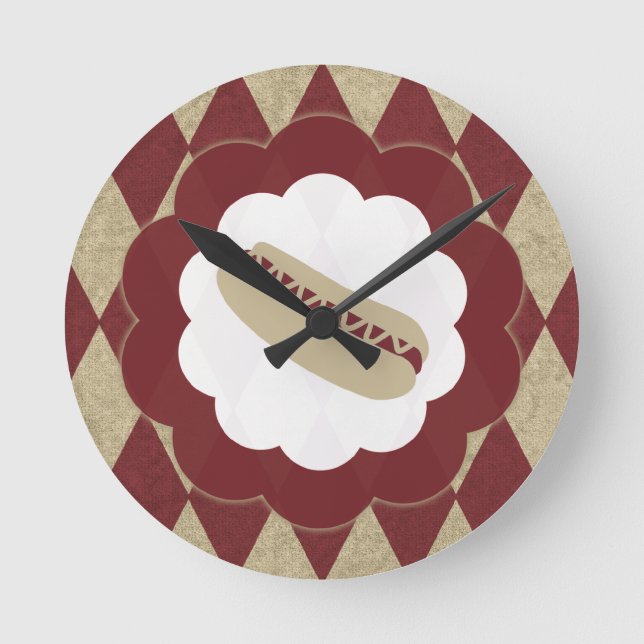 Horloge Ronde hot dog diamonds (Recto)