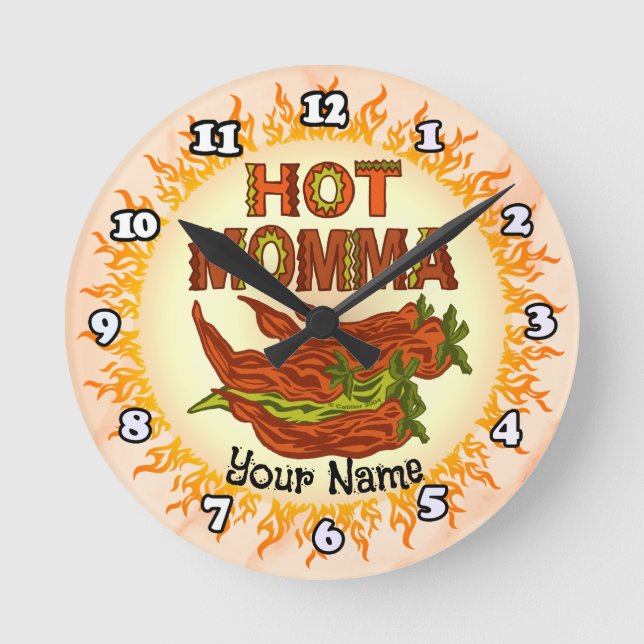 Horloge Ronde Hot Momma   (Recto)