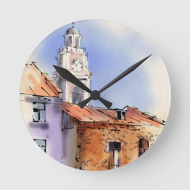 Horloge Ronde Hôtel de ville (Recto)
