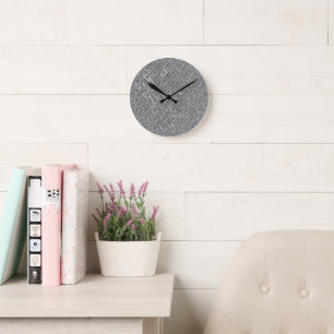 Horloge Ronde Housse de roue de secours en acier plaqué diamant