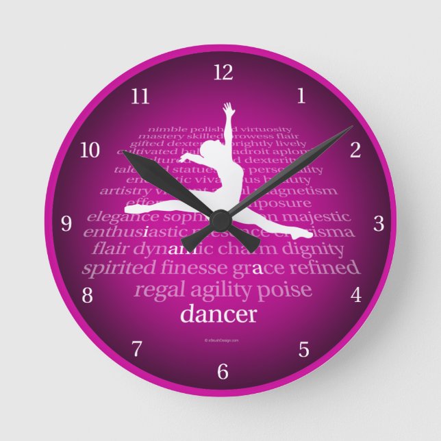 Horloge Ronde I Am A Dancer (Recto)