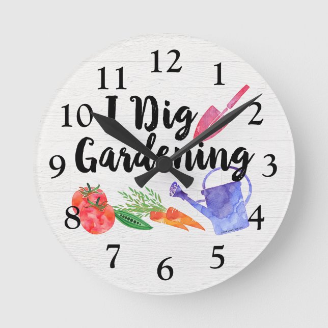 Horloge Ronde I Creg Gardening Jote Garden Jardin-cadeau jardine (Recto)