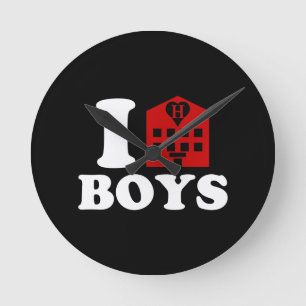 Horloge Ronde I Love Hotel Boys