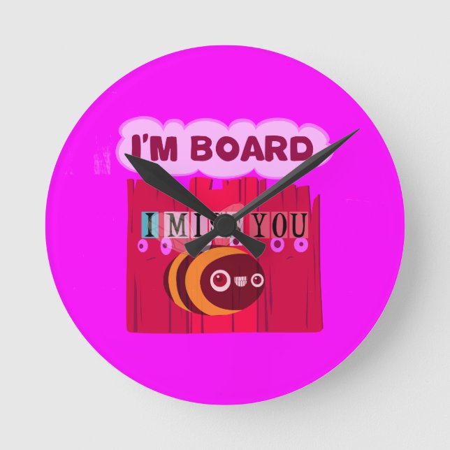 Horloge Ronde I Miss You I (Recto)