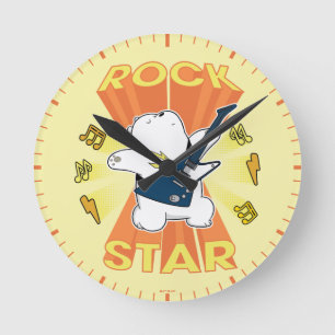 Horloge Ronde Ice Bear - Rock Star