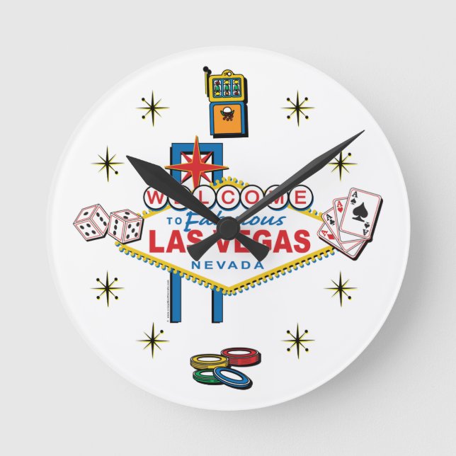 Horloge Ronde Icom de jeu Las Vegas (Recto)