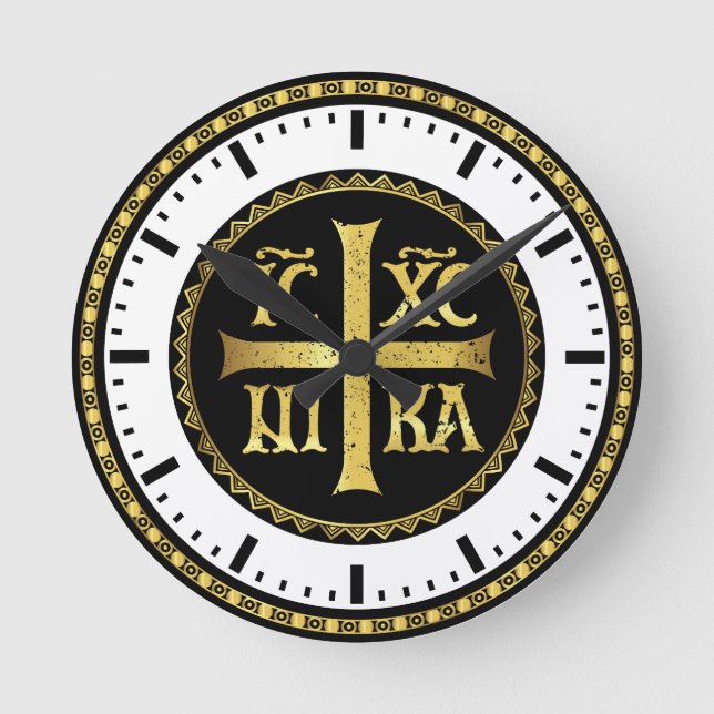 Horloge Ronde ICXC Jésus II (Recto)