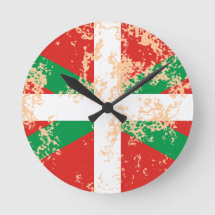 Horloge Ronde Ikurriña desgastada