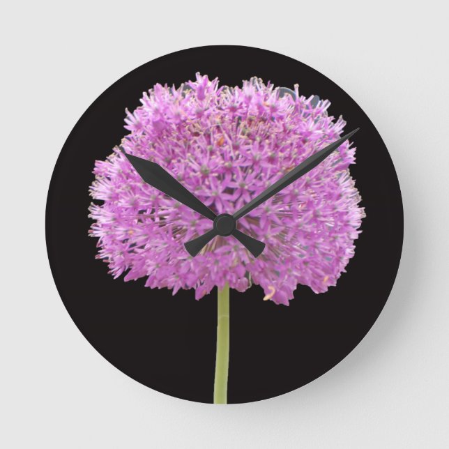 Horloge Ronde Illium Summer Spring Flower - Irish Design (Recto)