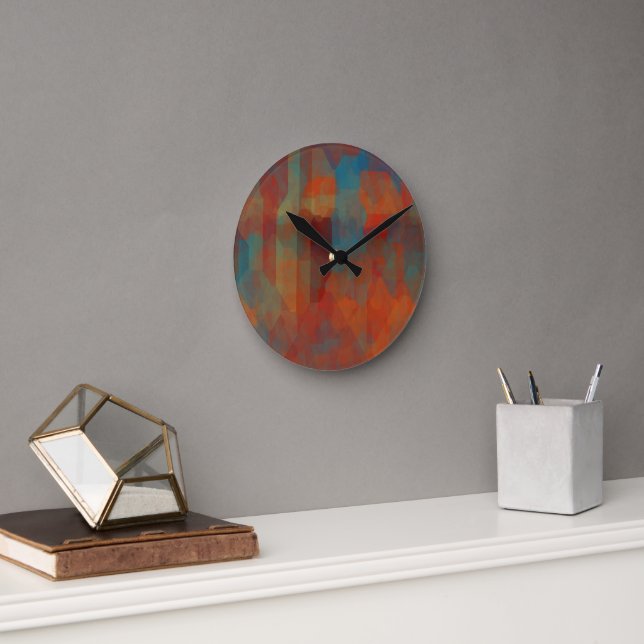 Horloge Ronde Illusion sud-ouest (Bureau)