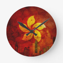 Illust d'Arrière - plan de Grunge HK de Hong Kong 