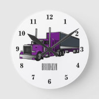 Illustration de camion semi-remorque