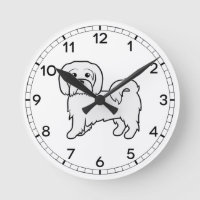 Illustration de chien de dessin animé mignon Coton
