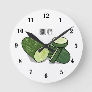 Horloge Ronde Illustration de combre