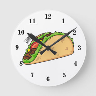 Horloge Ronde Illustration de dessin sur Taco