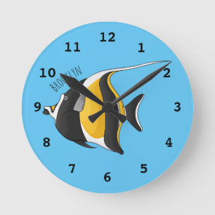 Horloge Ronde Illustration de l'idole mauresque
