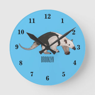 Horloge Ronde Illustration de Tamandua