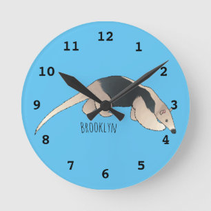 Horloge Ronde Illustration de Tamandua