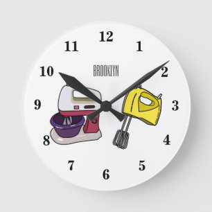 Horloge Ronde Illustration du mixer